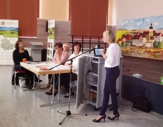 Unsere Referentin in Aktion Unsere Referentin in Aktion