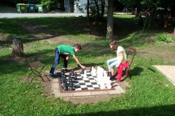 Outdoor Schach im Großformat